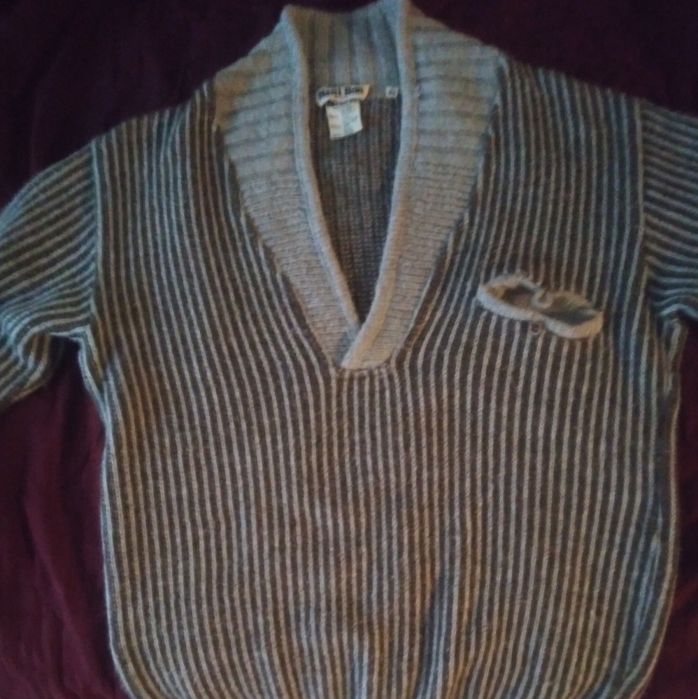 Nani Bon Italian Sweater V-Neck Shawl Collar Neiman Marcus Vintage